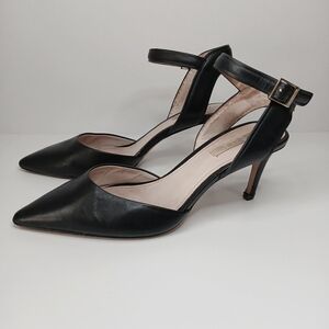 Louise et Cie Black Ankle Strap Heels